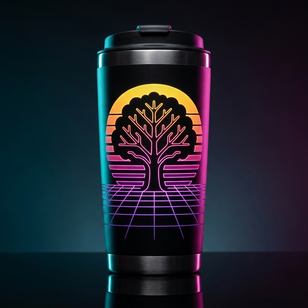 Cyber Laser Travel Tumbler